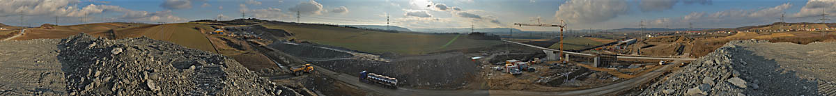 Baustelle Tradenbergtunnel