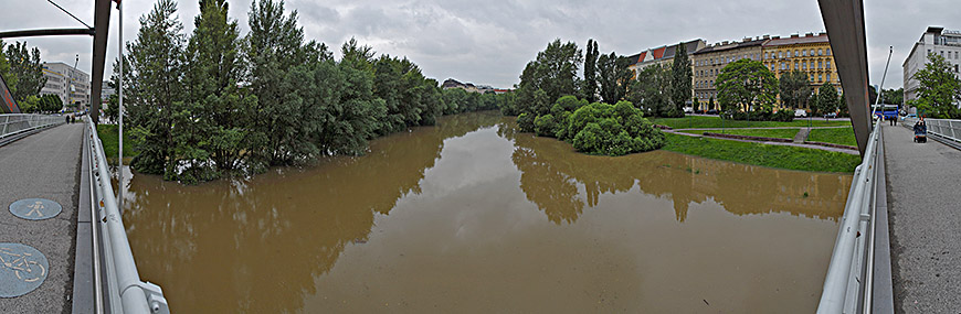 Hochwasser 2013 Erdberger Steg
