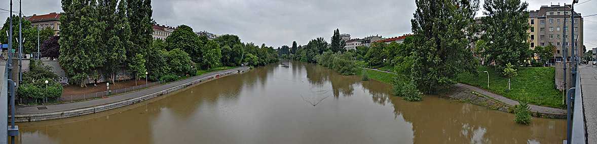 Hochwasser 2013 Rotundenbr&uuml;cke