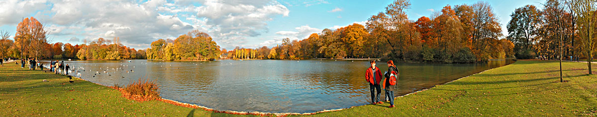 Kleinhesseloher See - Klick f�r gr��eres Bild