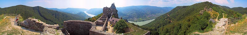 Ruine Aggstein - click to enlarge (413kB)